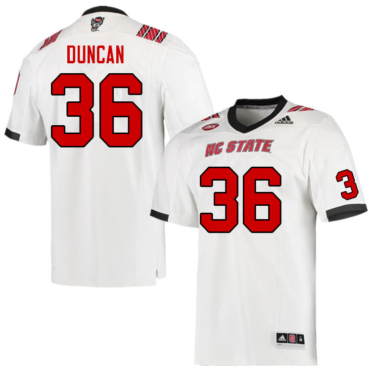 Men #36 Samuel Duncan NC State Wolfpack College Football Jerseys Sale-Red